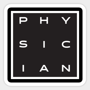 Physician Sticker